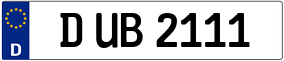 Truck License Plate